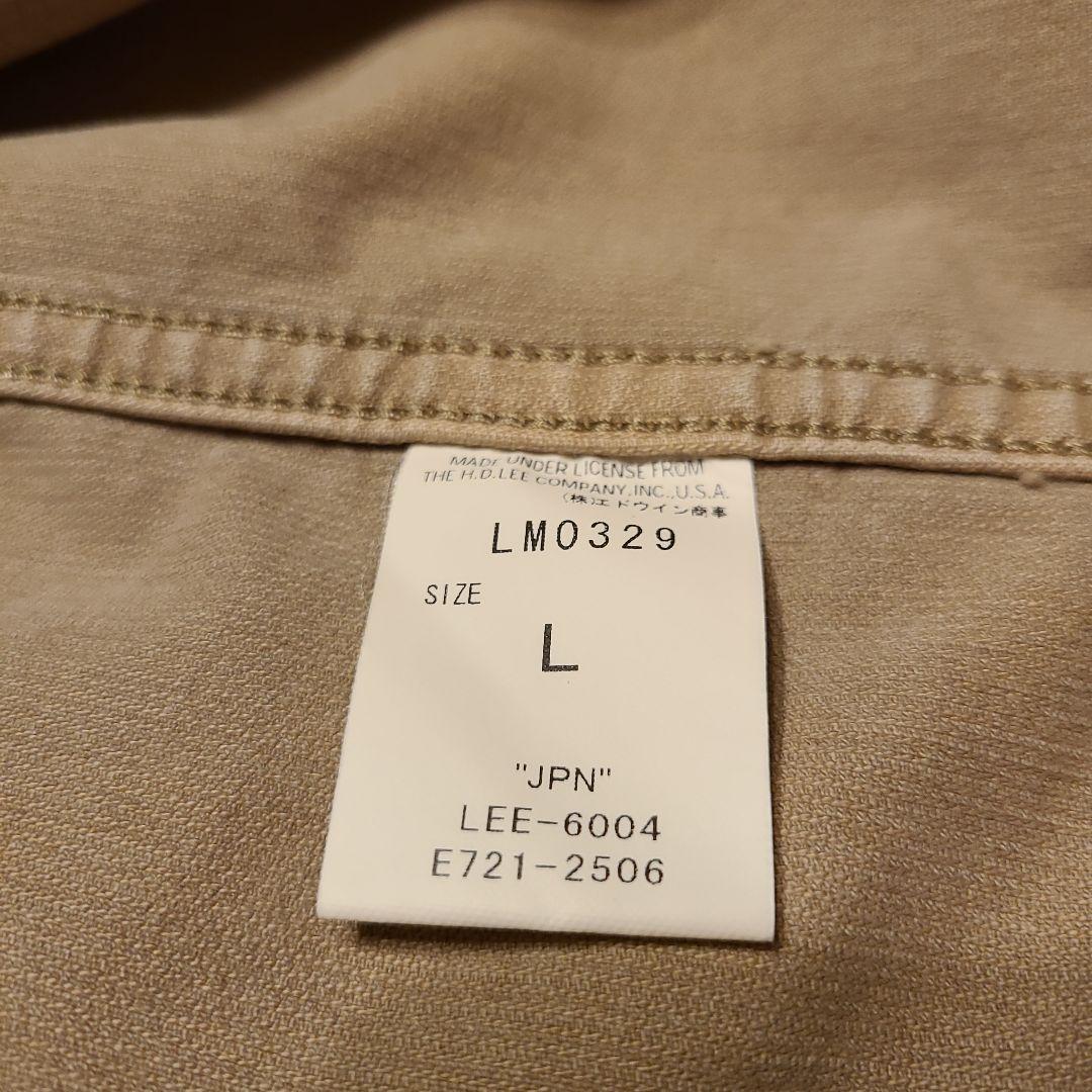 Lee Riders サイズＬ　ベージュ コーデュロイジャケット(伸縮性あり)