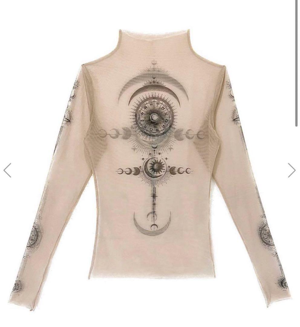 トップス melt the lady horoscope tattoo tops nude