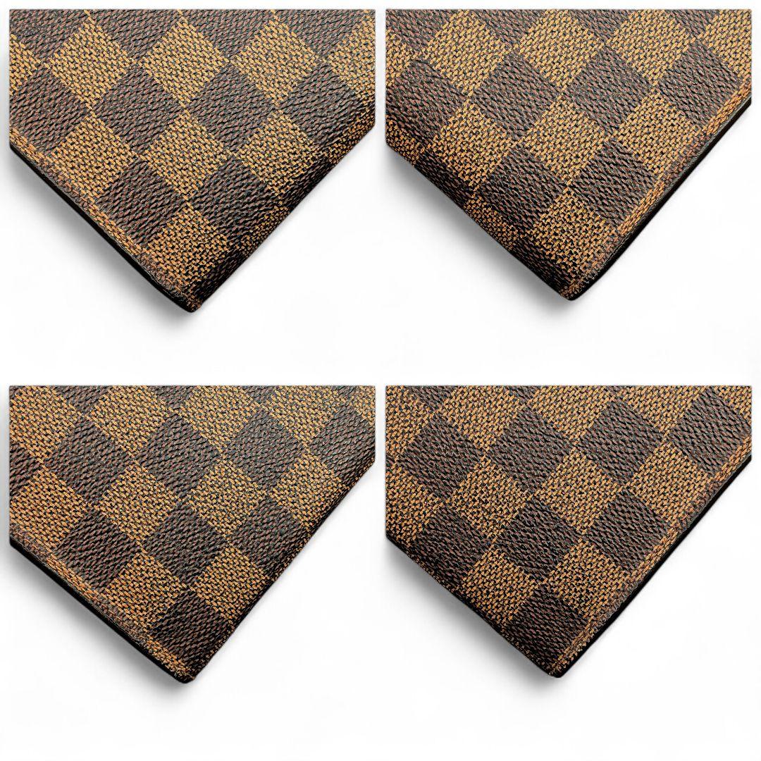 美品 ルイヴィトン ダミエ エベヌ ポルトトレゾール インターナショナル 長財布