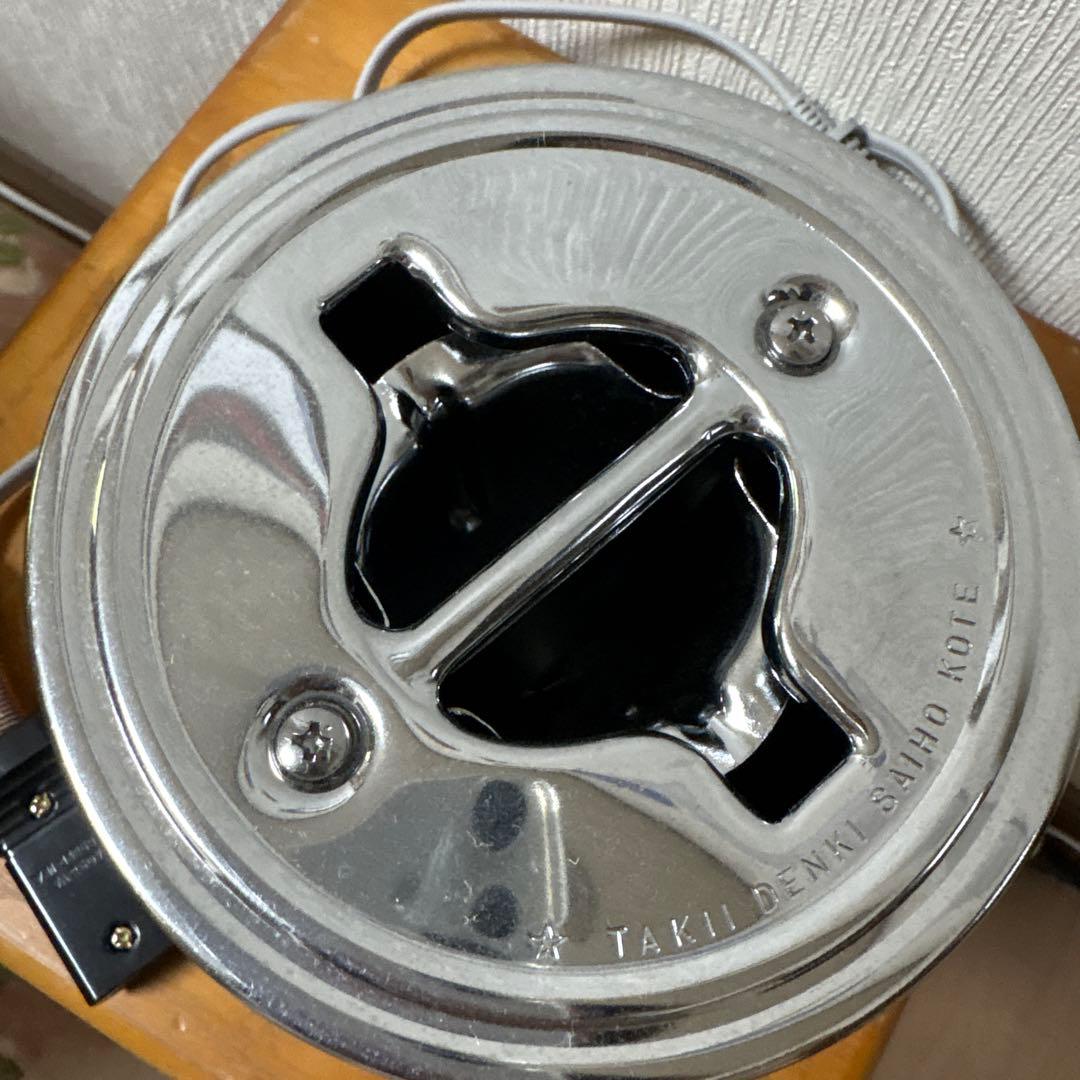 みや【新品未使用】タキイ和裁電化鏝 ランプ付 和裁コテ タキイ製 鏝２本付