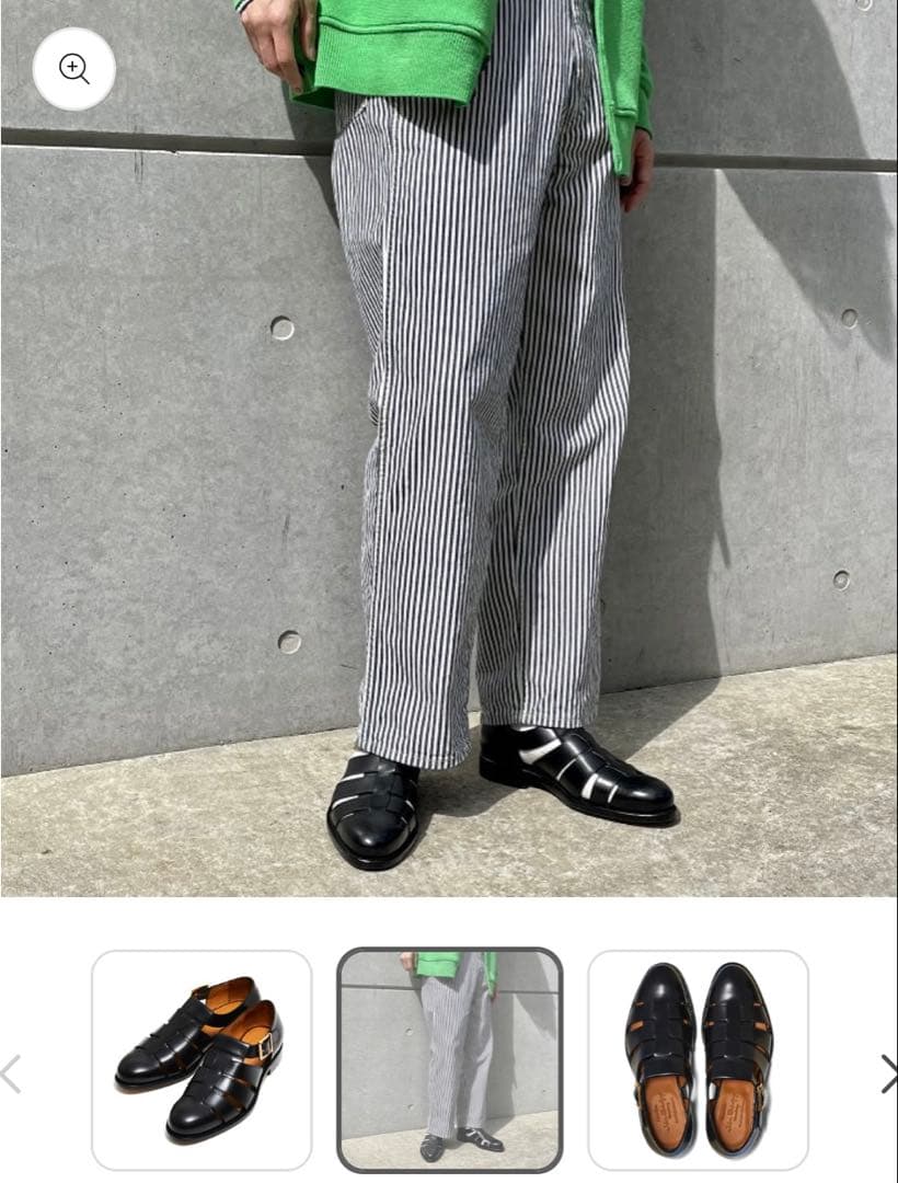 JALAN SRIWIJAYA カーフレザー グルカサンダル