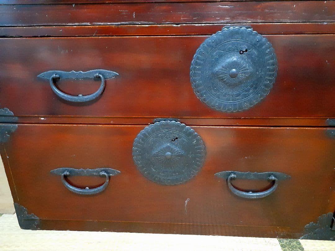 時代箪笥　相馬箪笥　和たんす　アンティーク　古民家　蔵出し