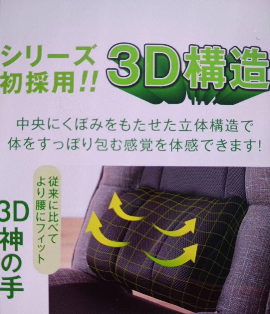 腰の神様がくれた座椅子 レバー操作タイプ 最新第4弾 / 14段階)