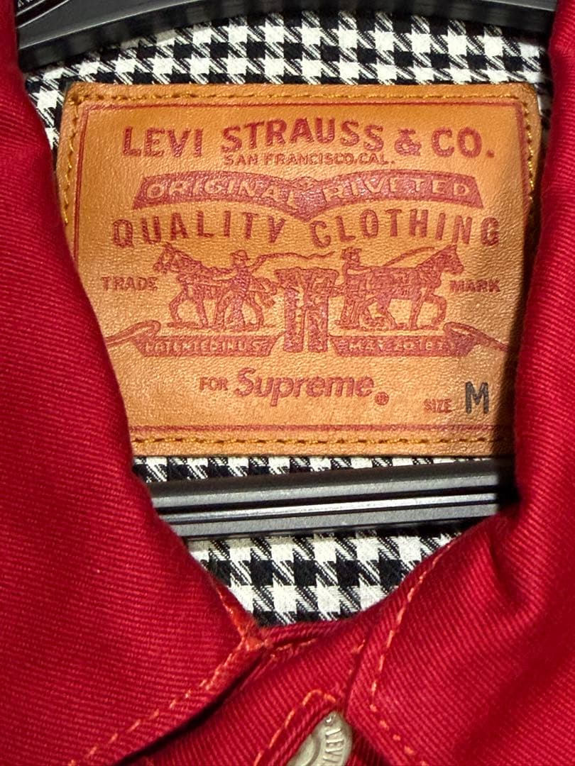 Levi Strauss & Co. Supreme レッドジャケット M