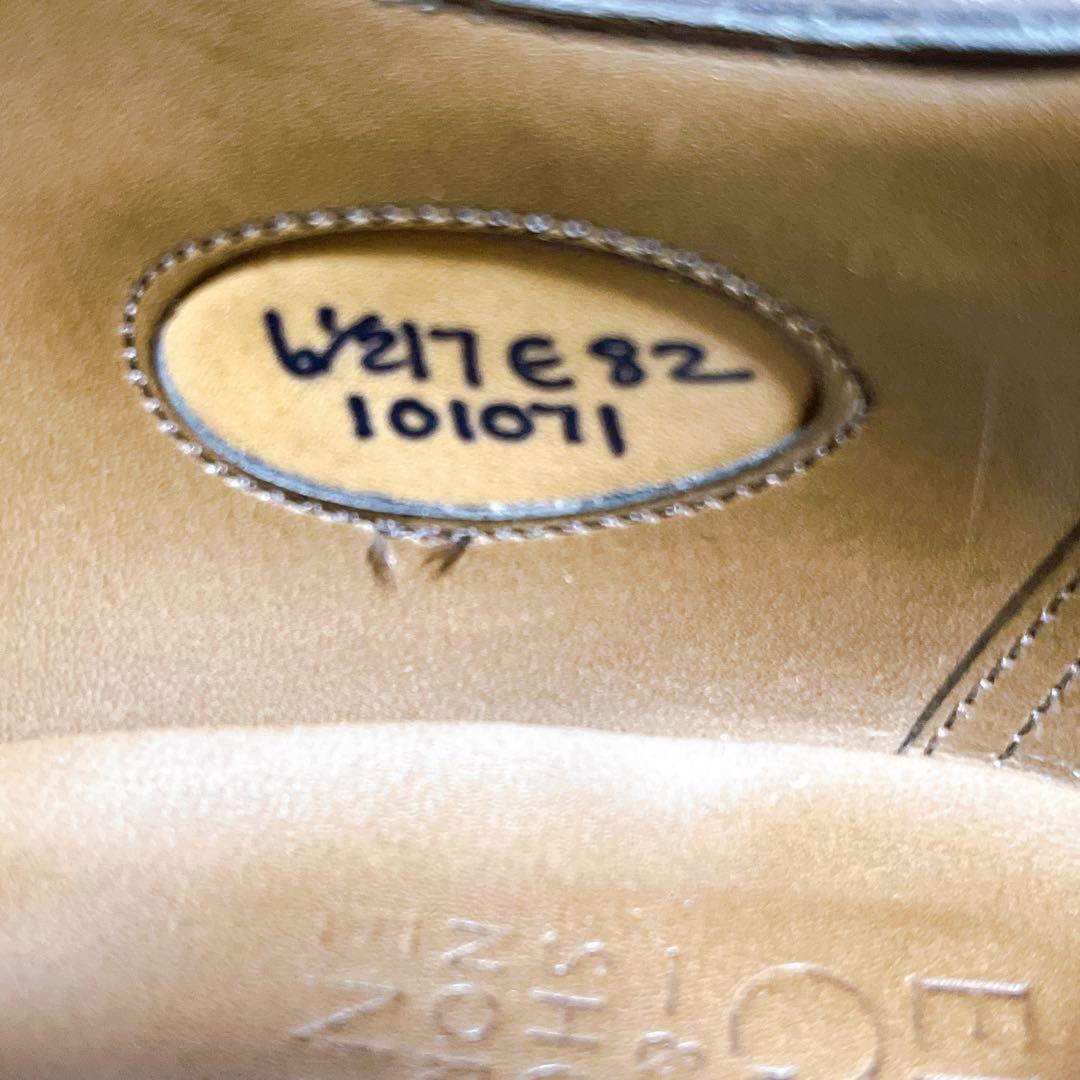 極美品【エドワードグリーン】ドレスシューズ 高級革靴 濃茶 6.5 英国製 箱付