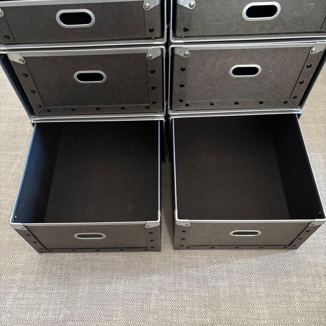 無印良品　廃盤　硬質パルプボックス・引出式・2段　２個セット