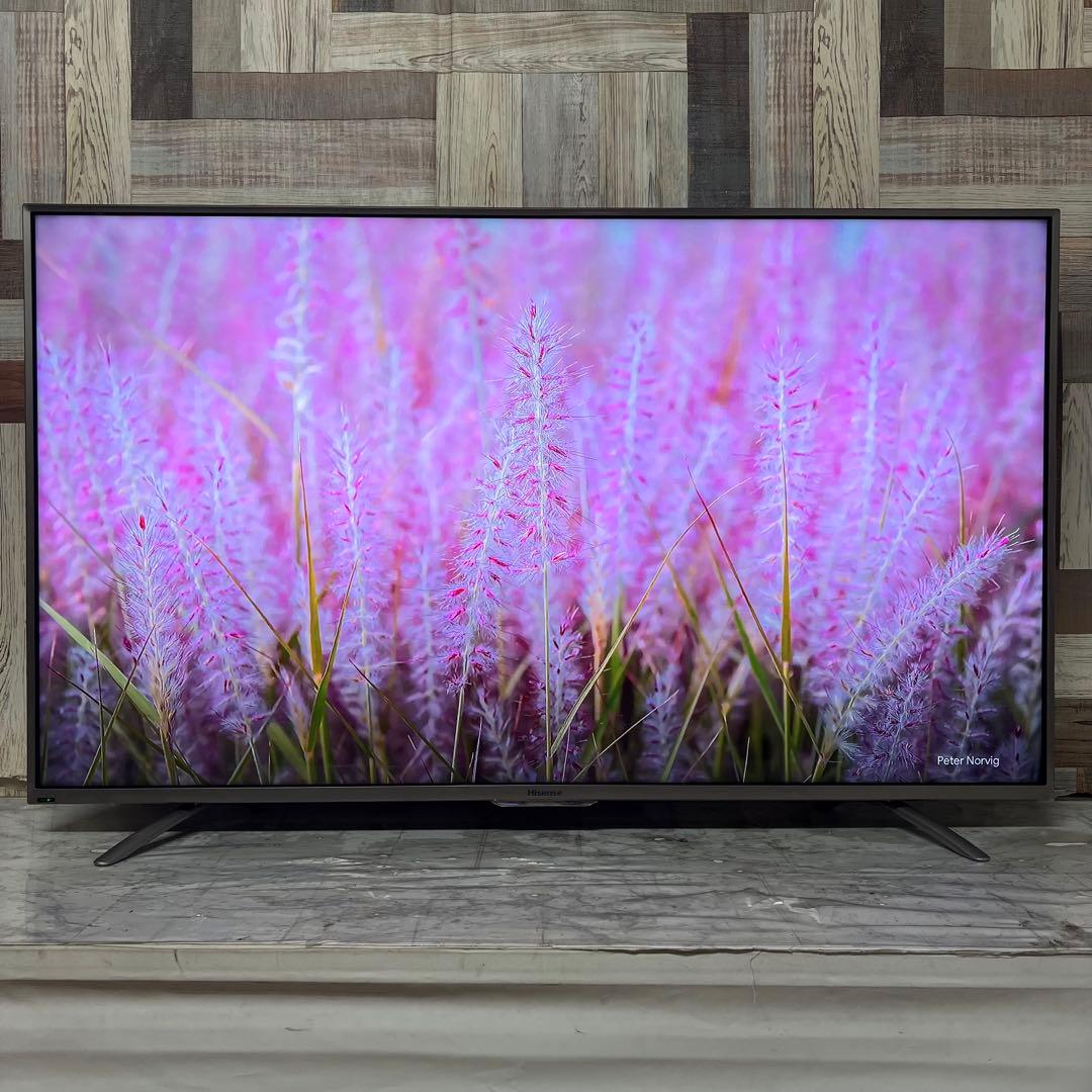 即日受渡❣️全国送料込ハイセンス50型4K液晶テレビ外付けHDD裏番組録画対応