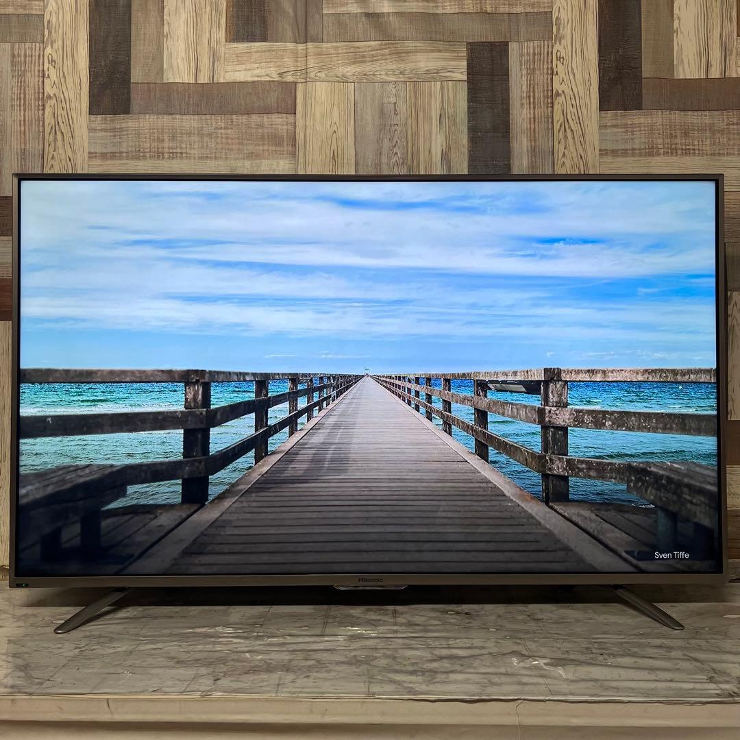 即日受渡❣️全国送料込ハイセンス50型4K液晶テレビ外付けHDD裏番組録画対応