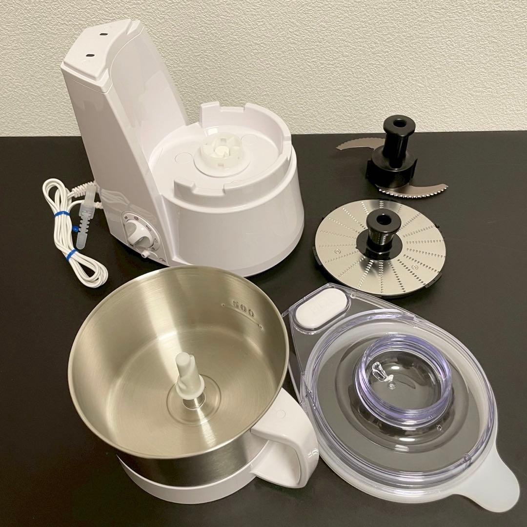 【極美品】山本電気 フードプロセッサー マルチスピード YE-MM24Aホワイト