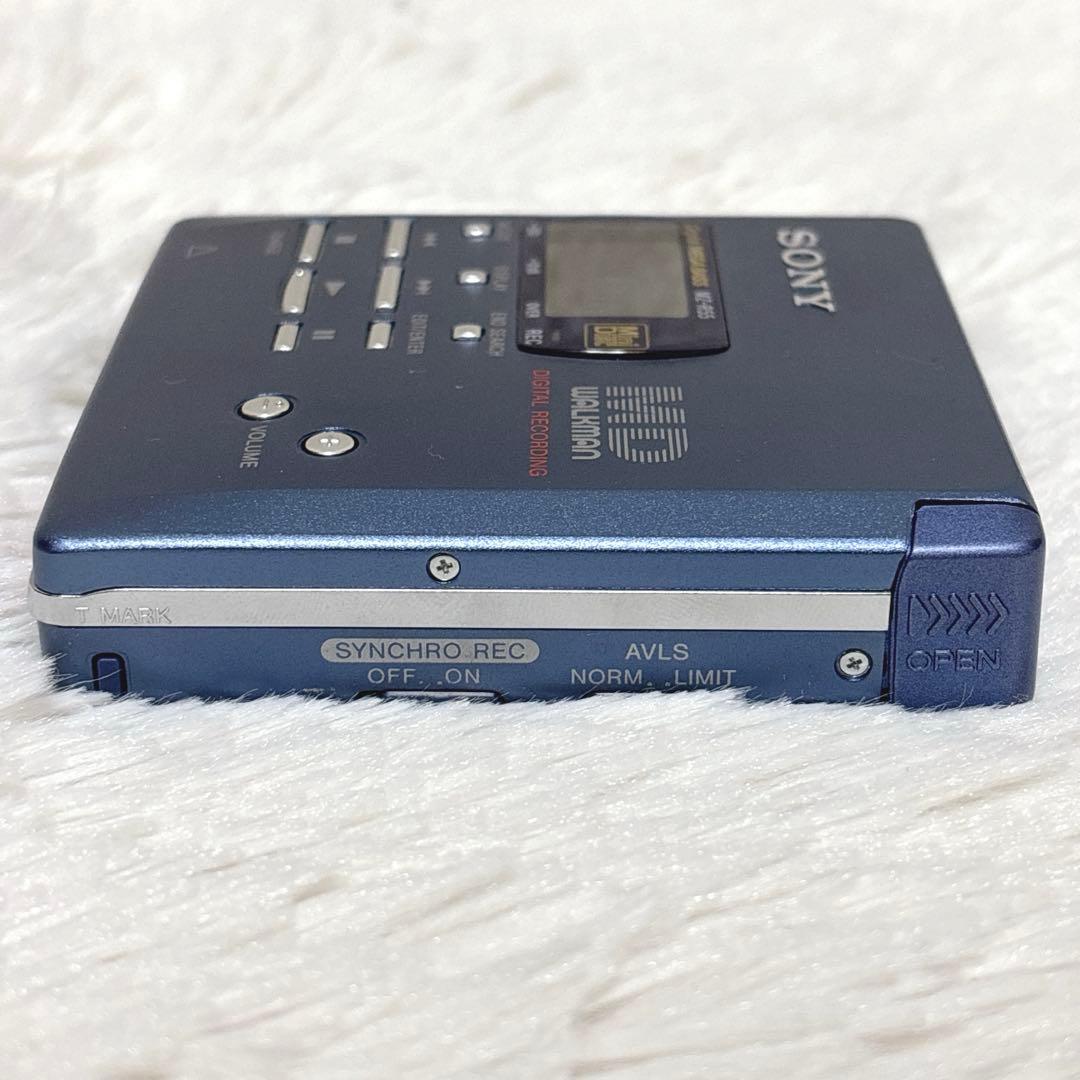 【極希少】SONY MZ-R55 ポータブルMDレコーダー MD WALKMAN