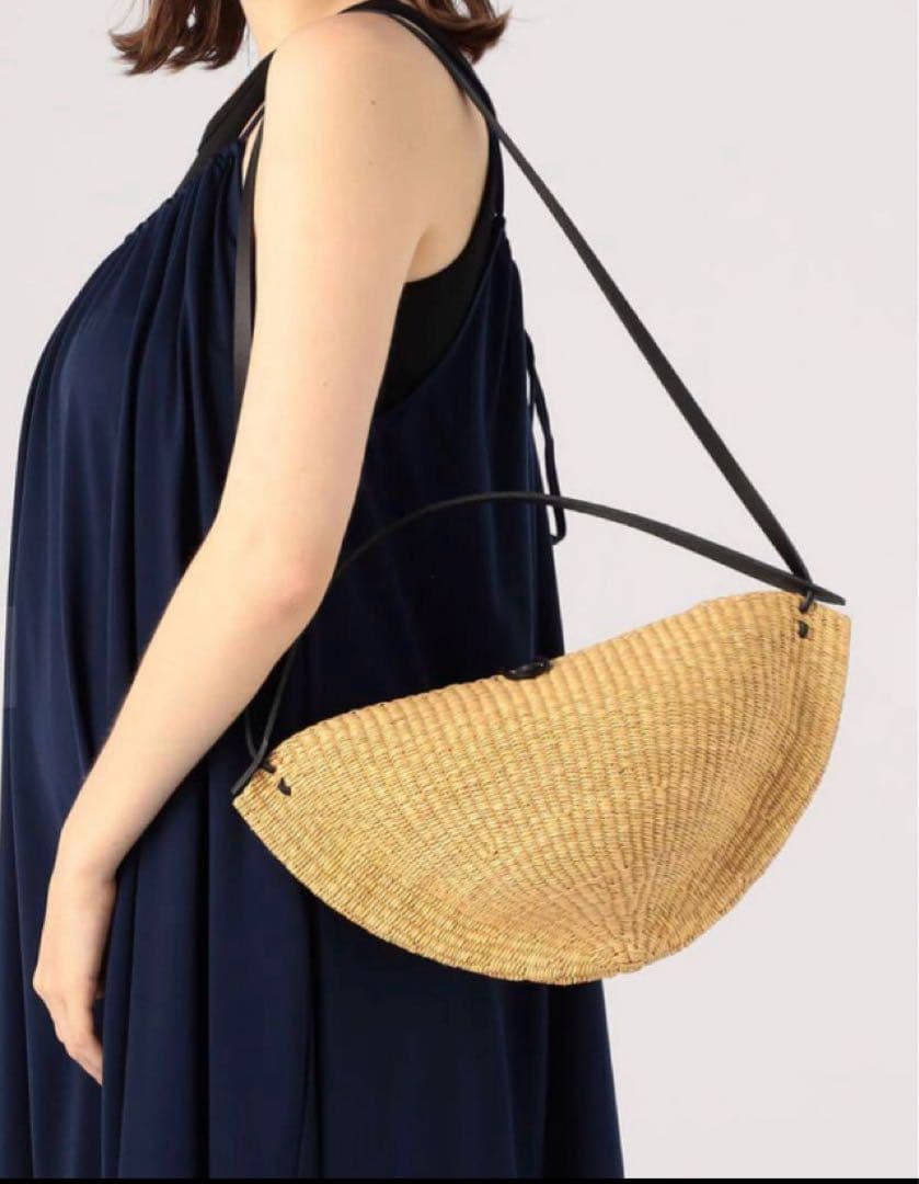 [本日限定]新品 イネスブレッサンド　MEDIUM WALNUT かごバッグ