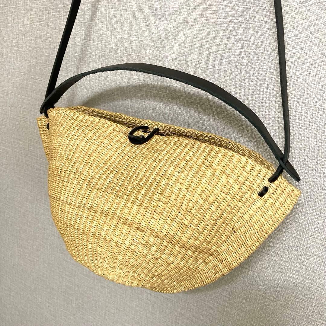 [本日限定]新品 イネスブレッサンド　MEDIUM WALNUT かごバッグ