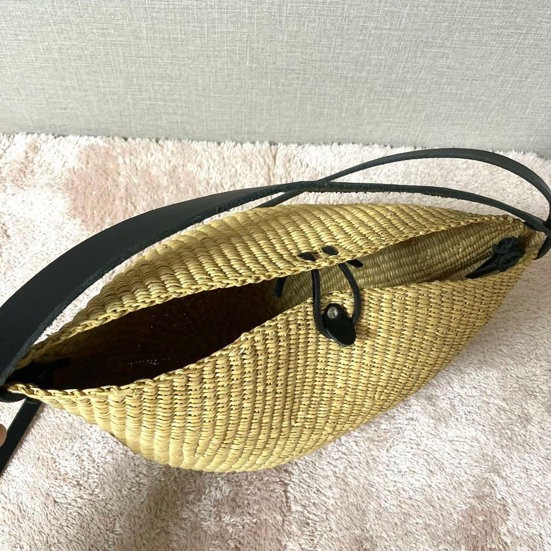 [本日限定]新品 イネスブレッサンド　MEDIUM WALNUT かごバッグ