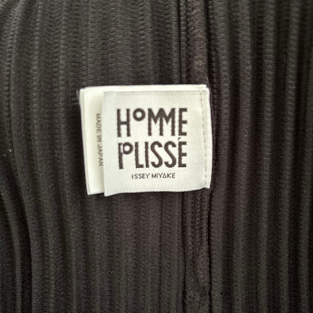 オムプリッセ ノースリーブトップス 黒