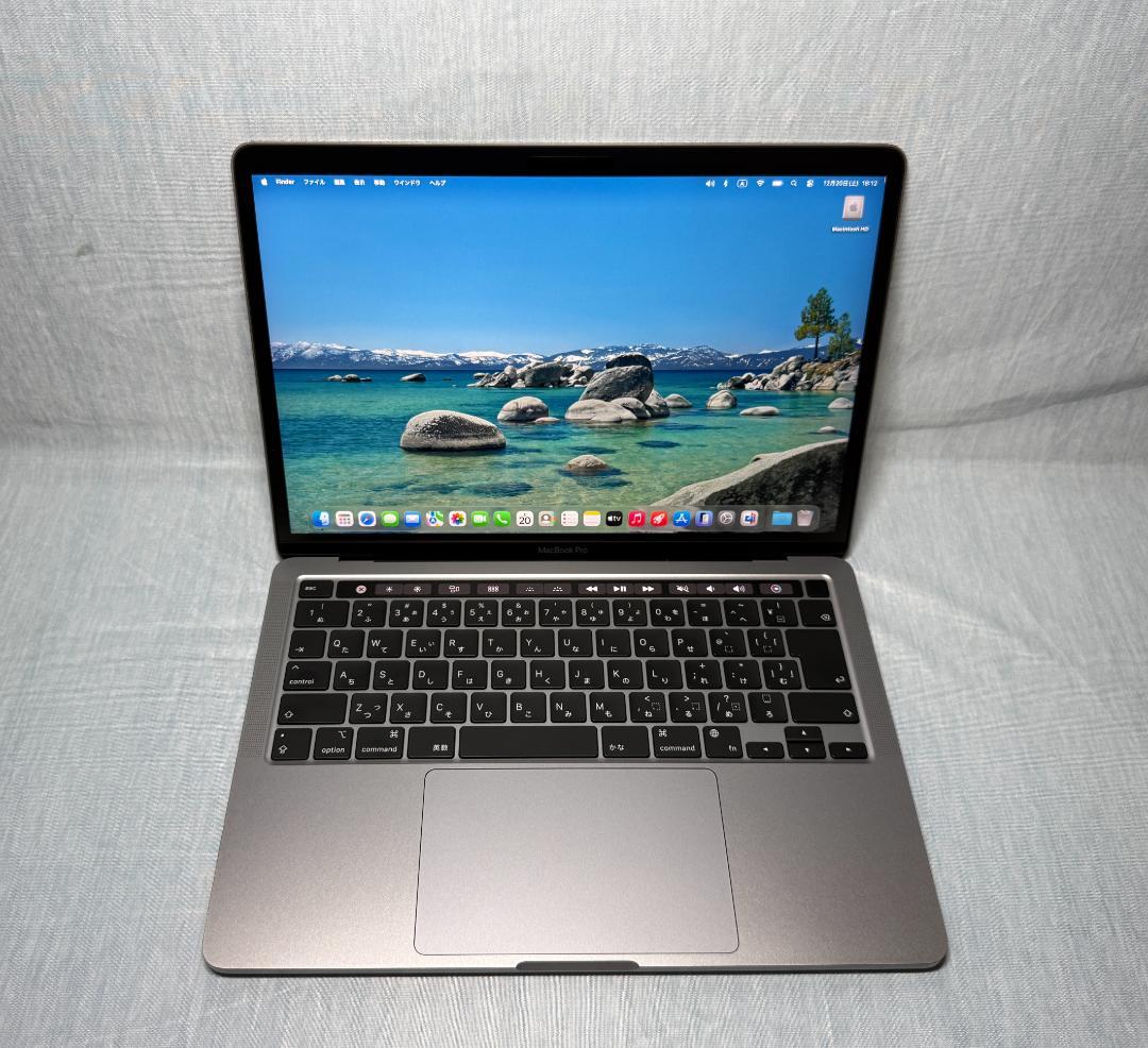 超美品 MacBookPro 2020 Apple M1 16G SSD256G