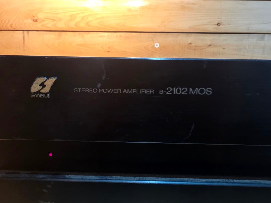 動作確認済み　SANSUI B-2102 MOS ステレオパワーアンプ