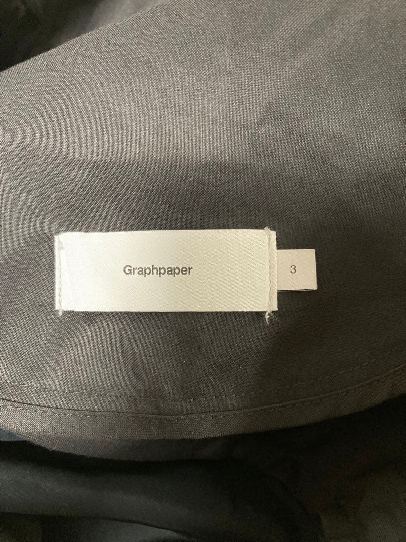 パンツ Graphpaper 25SS Scale Off Wool Tapered