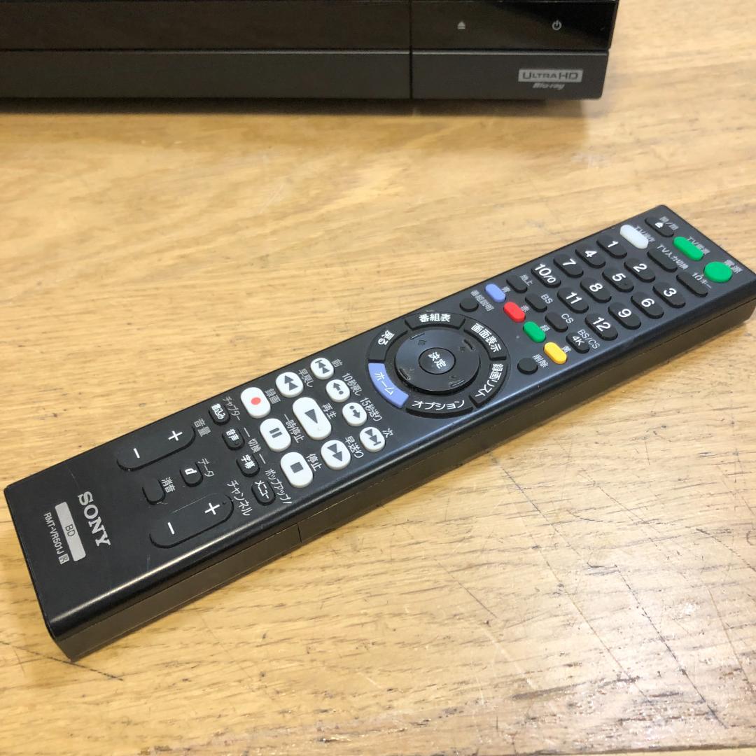 2019年製　SONY ブルーレイレコーダーBDZ-FBT4000
