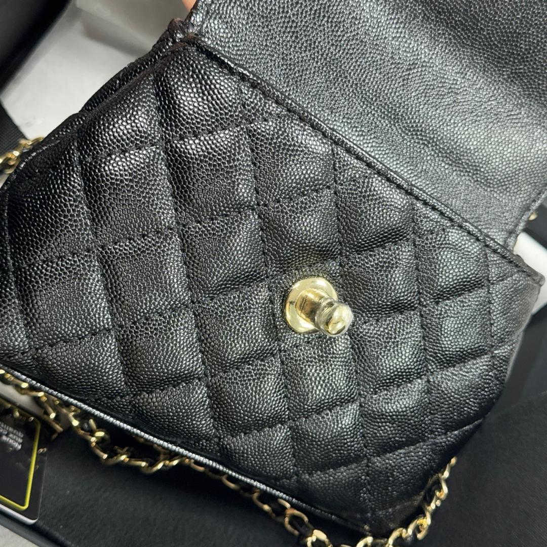 ★顧客限定VIPブラック キルティング ハンドバッグkoc