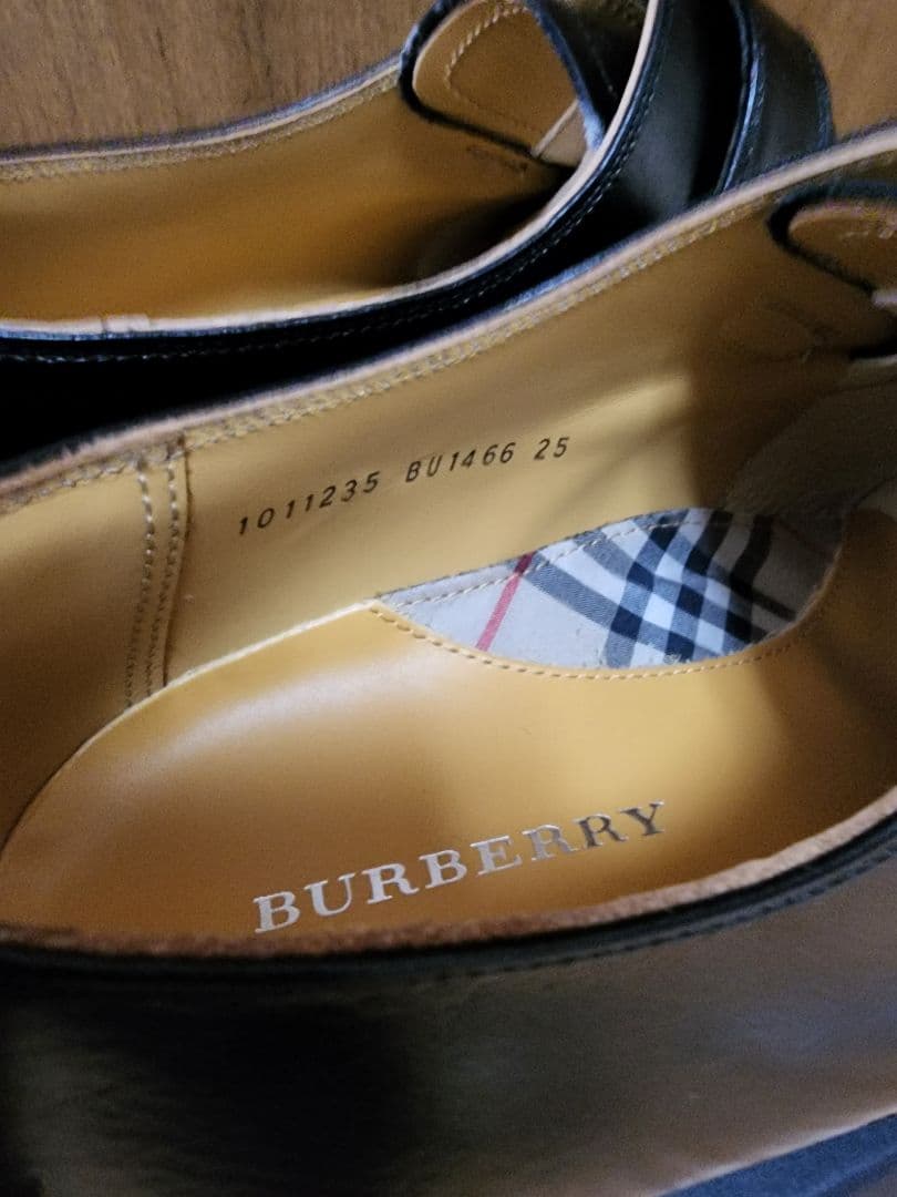 BURBERRY ダブルモンクストラップシューズ ブラック
