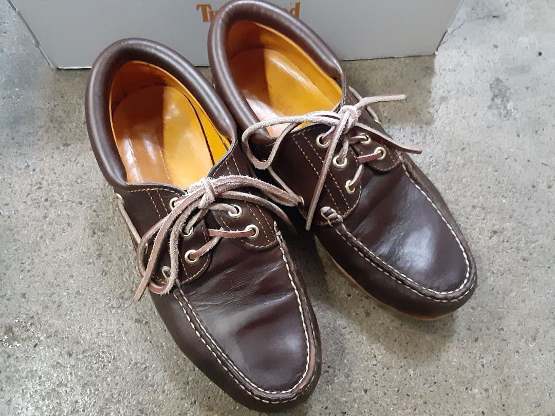 timberland 3eye ブラウン US7 25cm
