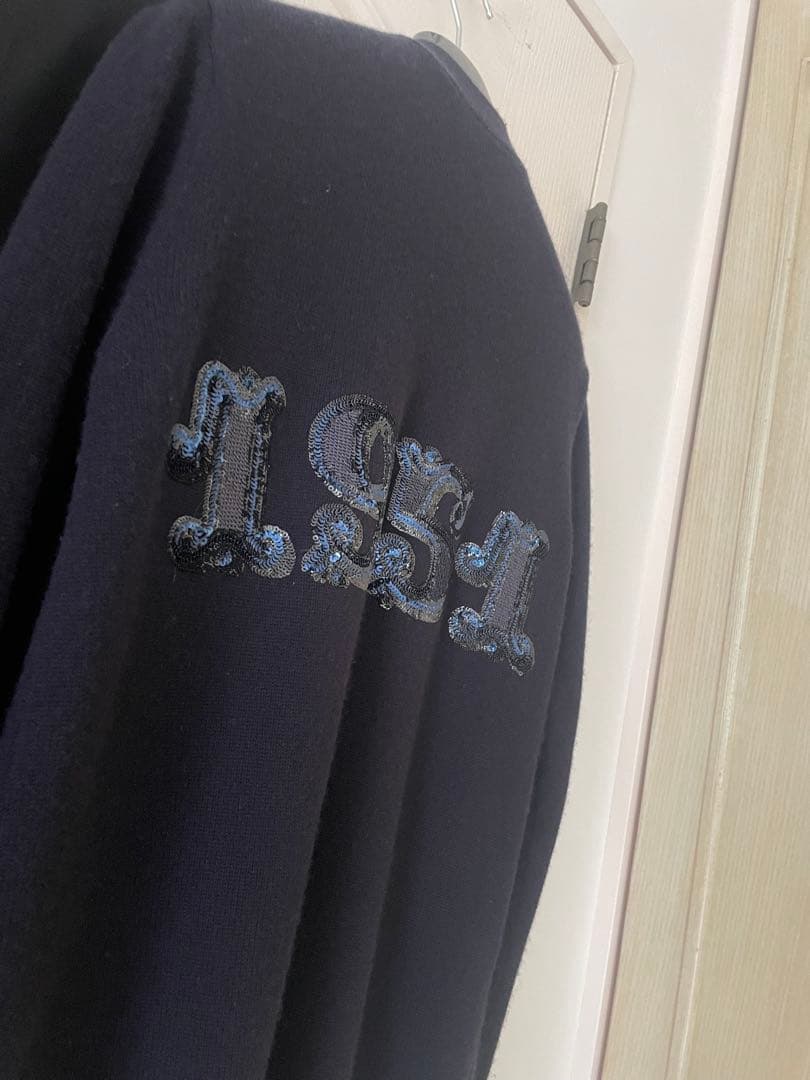 マックスマーラ2024AWカシミヤカーディガンネイビー