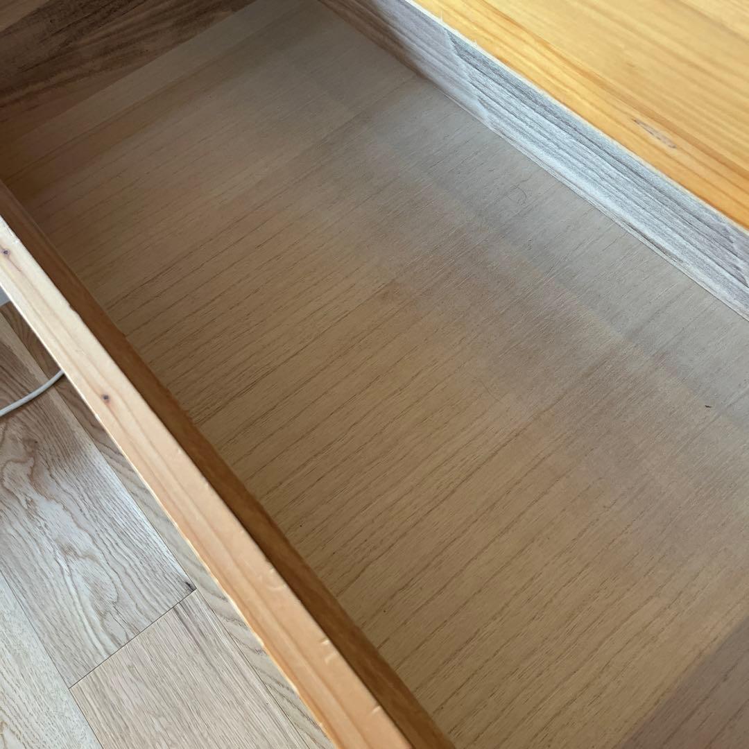 無印良品　パイン材 チェスト 4段