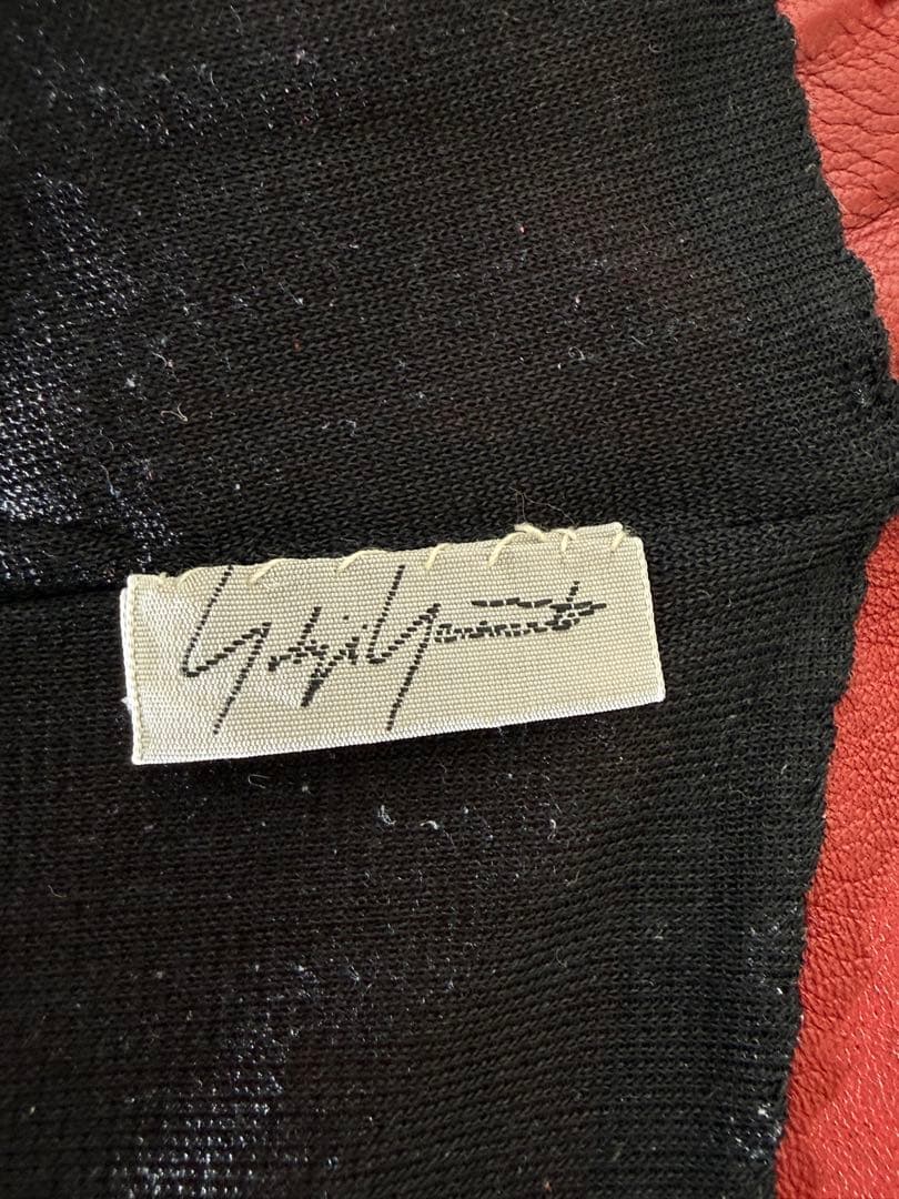 ヨウジヤマモト ロングレザーグローブ