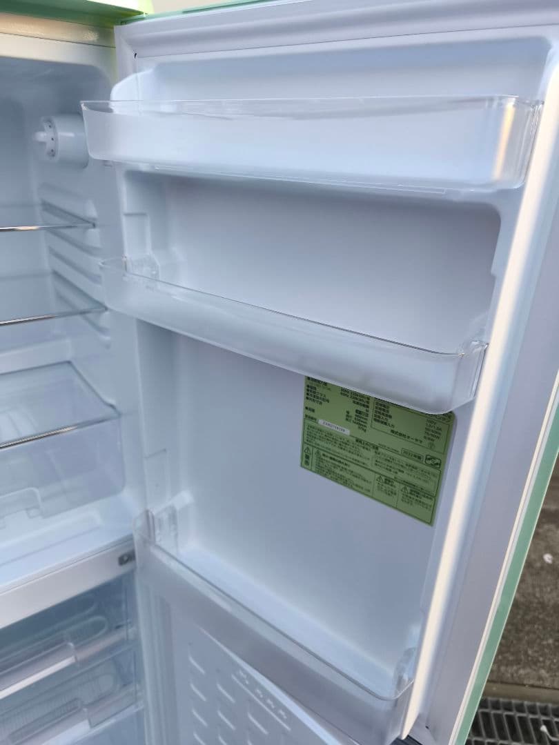 関東限 条件で無料配 22年 レトロ冷蔵庫 レトロ風冷蔵庫 レトロデザイン冷蔵庫