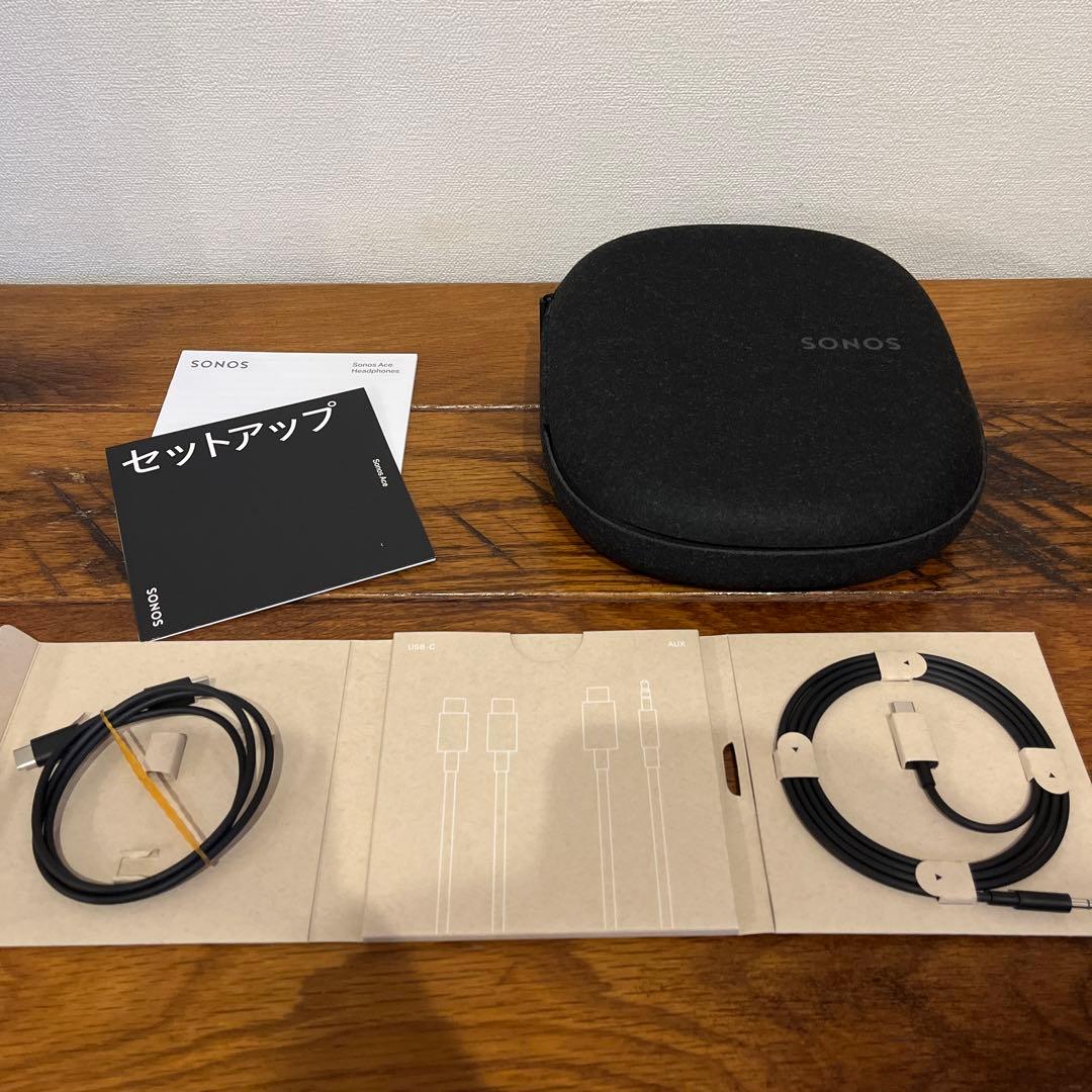 【美品】SONOS ワイヤレスヘッドホン ブラック