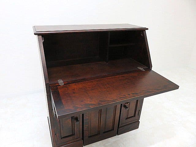 し*き様 美品　和光 樺材ライティングビューロー　 ライティングデスク/書斎デス