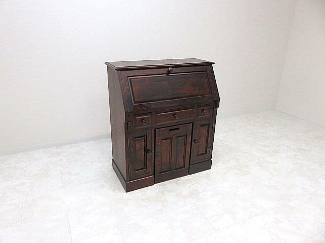 し*き様 美品　和光 樺材ライティングビューロー　 ライティングデスク/書斎デス