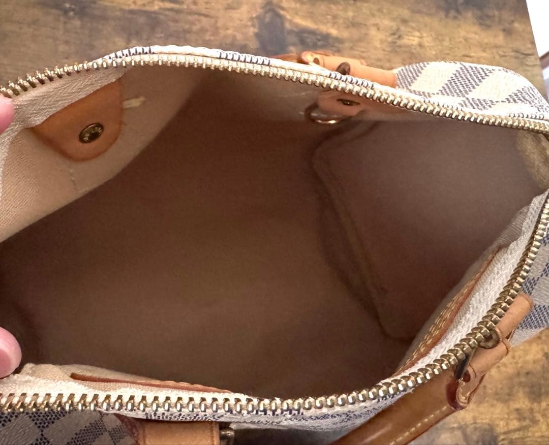 ルイヴィトン スピーディ25 ダミエ アズール N41534 巾着袋付き