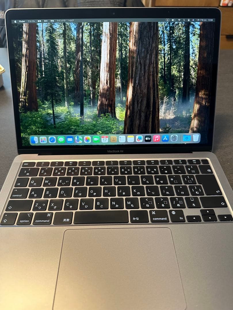 M1チップ Macbook Air 2020 メモリ8gb SSD512gb