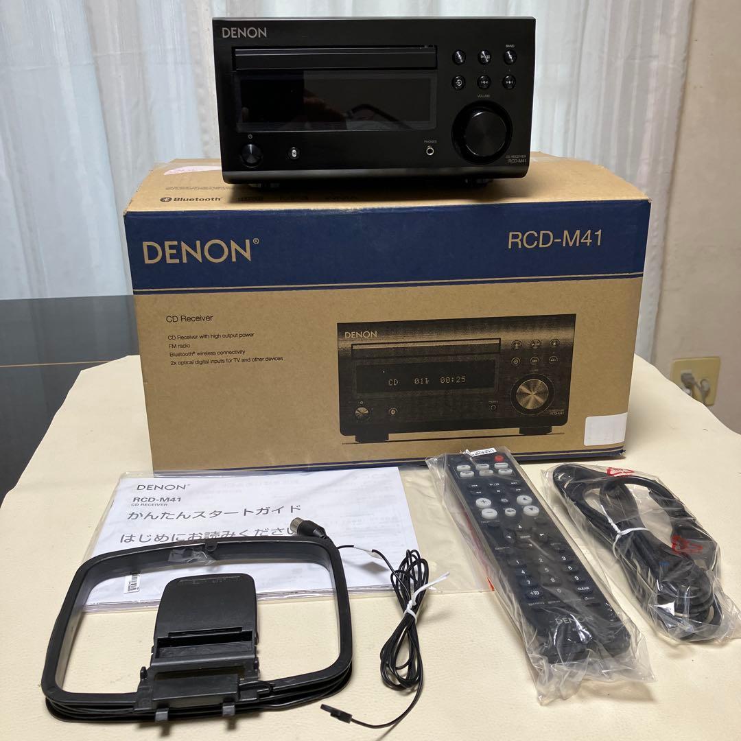 DENON CD RECEIVER RCD-M41K 動作品 2021年製元箱付