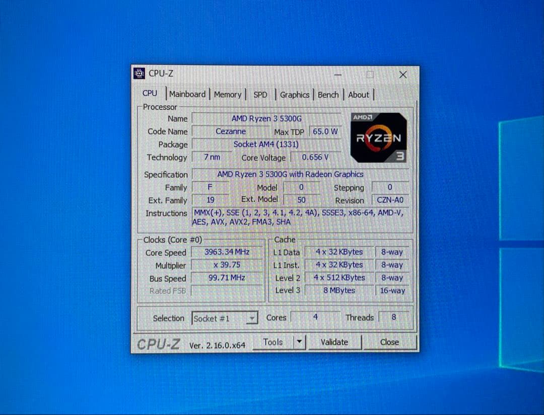 CPU AMD Ryzen 3 5300G CPU