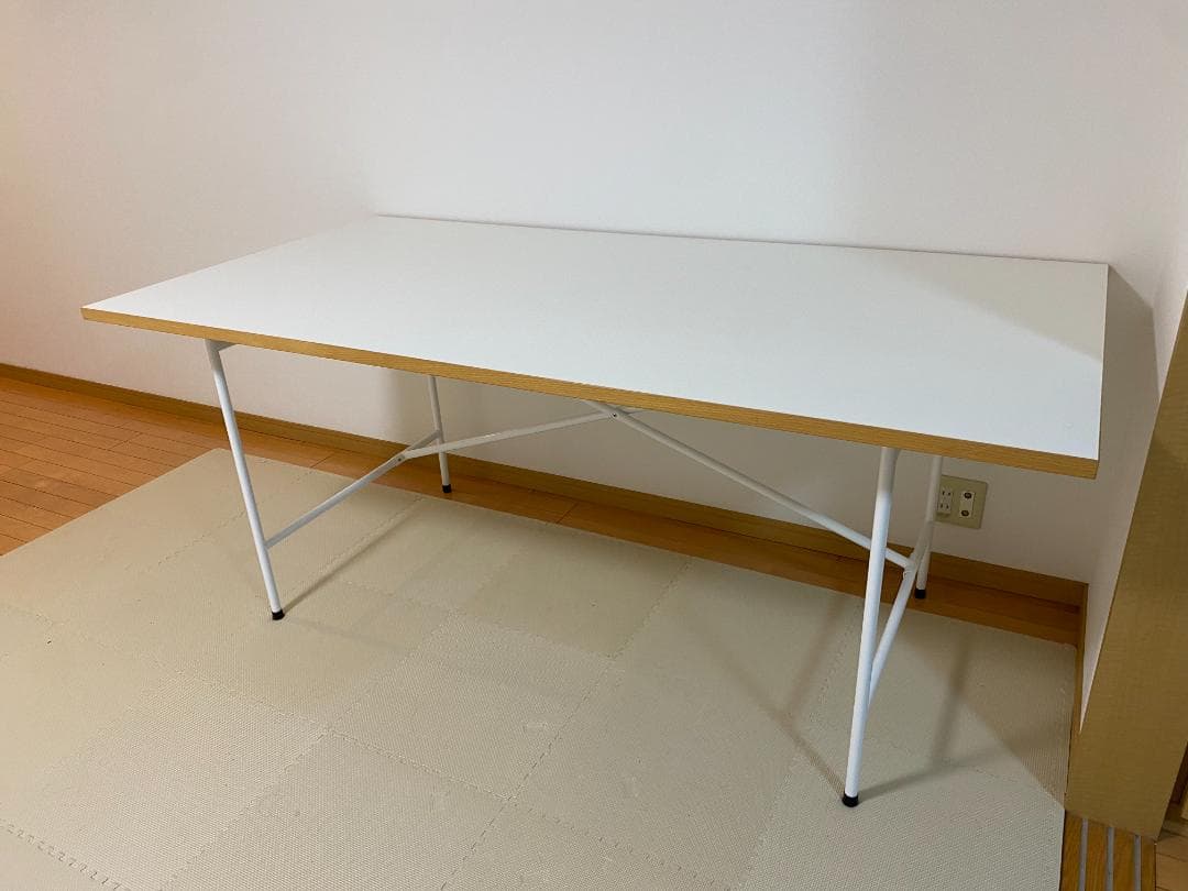 アイアーマンテーブル 180×90cm ホワイト