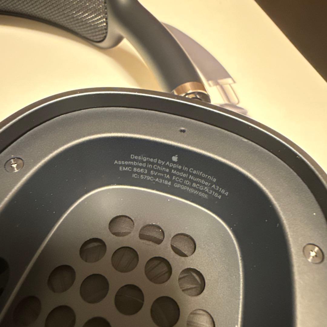 Airpods Maxワイヤレスヘッドホン ブラック オーバーイヤー