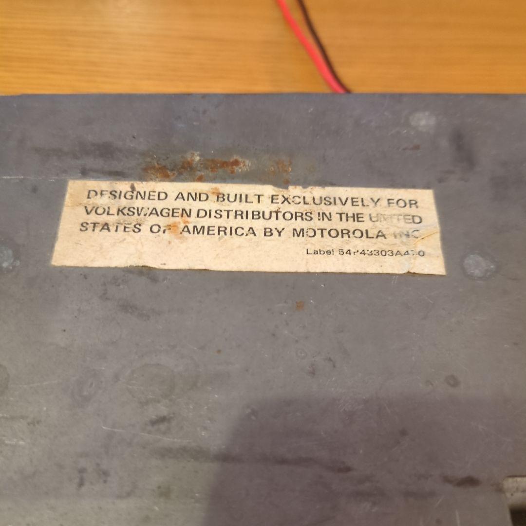 空冷VW カーラジオ純正　ナショナル　ビートル高年式
