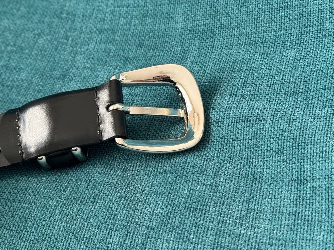 foufou グランドマザーベルト　黒シルバー