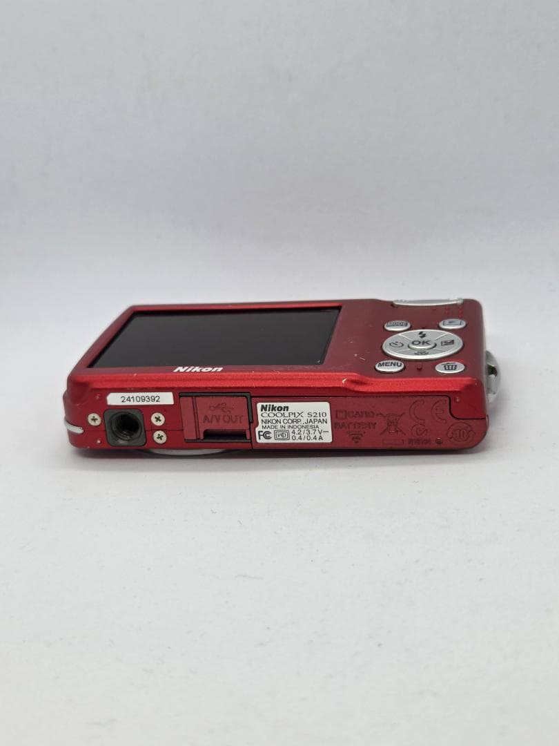 【スマホ転送OK】ニコン Nikon COOLPIX S210 レッド