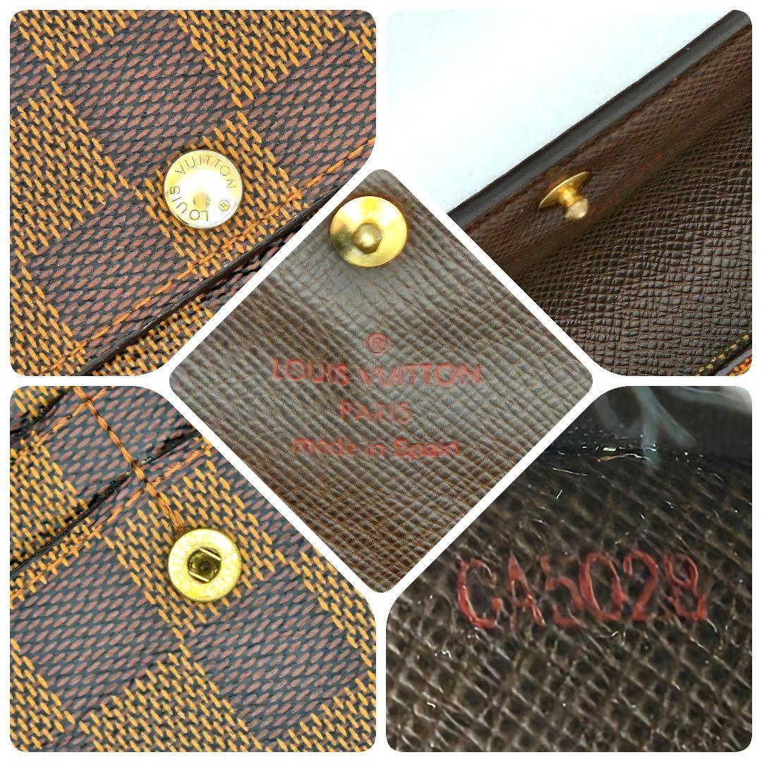 ルイヴィトン ポルトフォイユ サラ 長財布 二つ折り N61734 ダミエ 財布