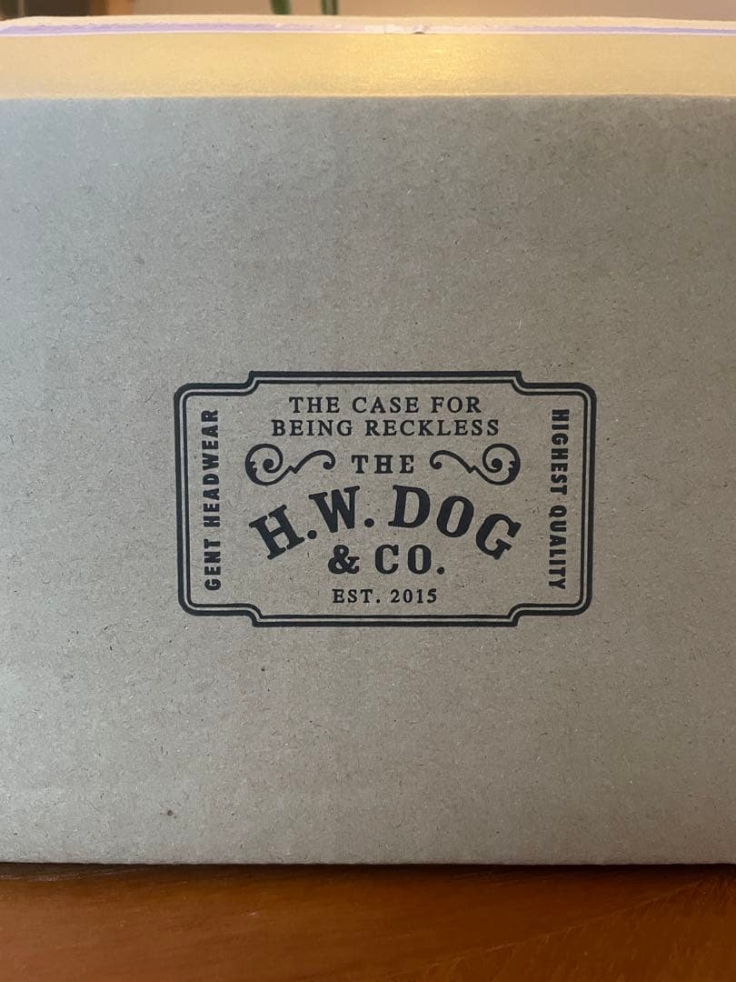 H.W.DOG & CO. コットンベレー帽 ブラック