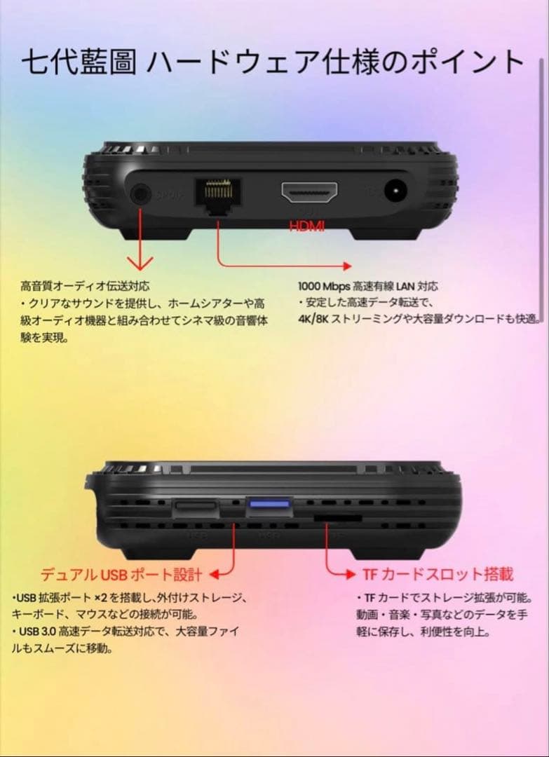 DREAM メディアプレーヤー BulePrint テレビボックス tvbox