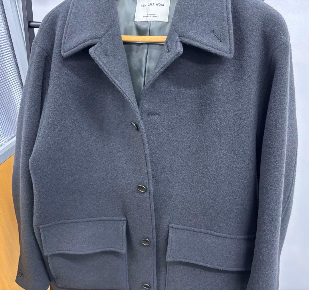 SENTDALE WOOL カバーオール　ダークグレー