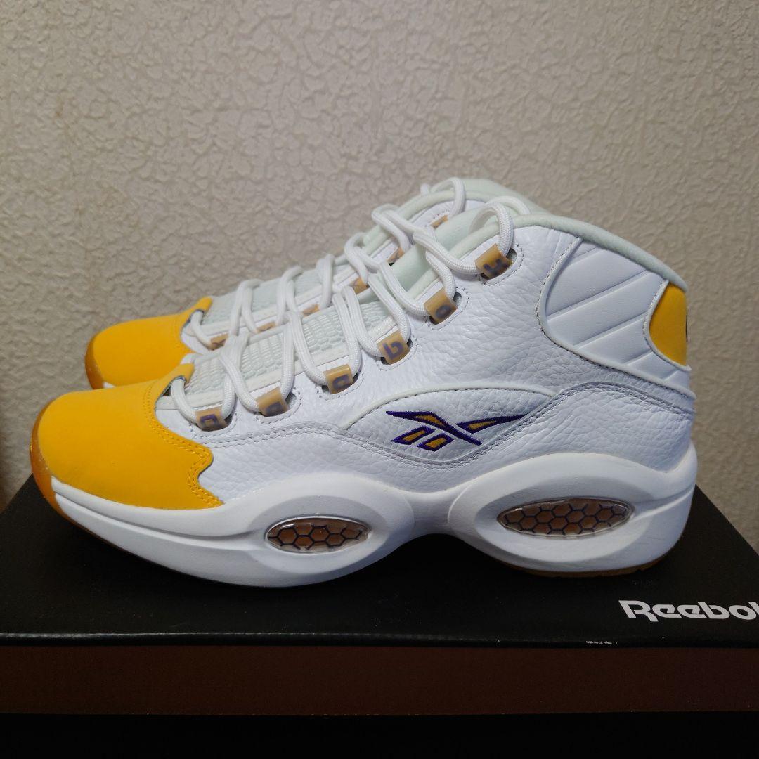 【新品未使用】QUESTION MID　レイカーズカラー　28cm