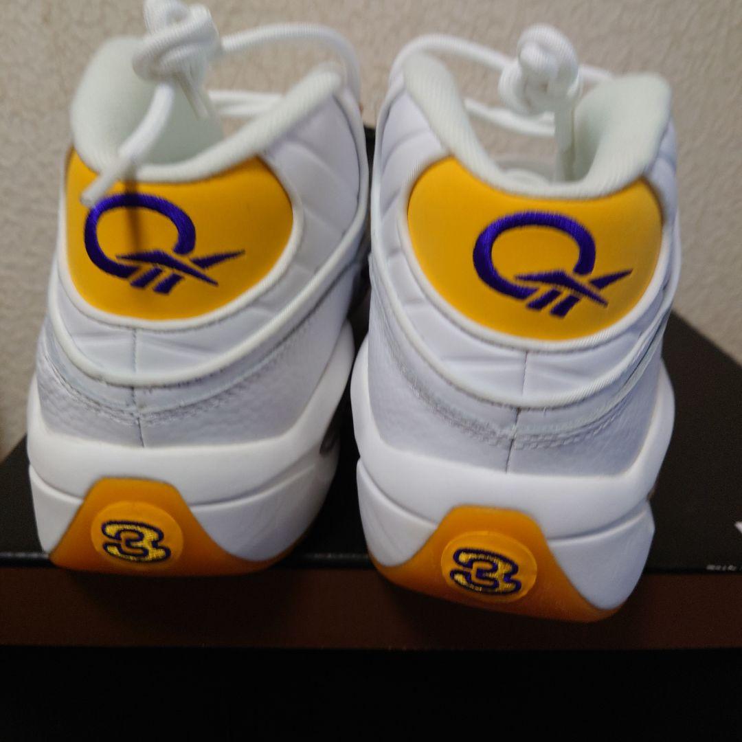 【新品未使用】QUESTION MID　レイカーズカラー　28cm