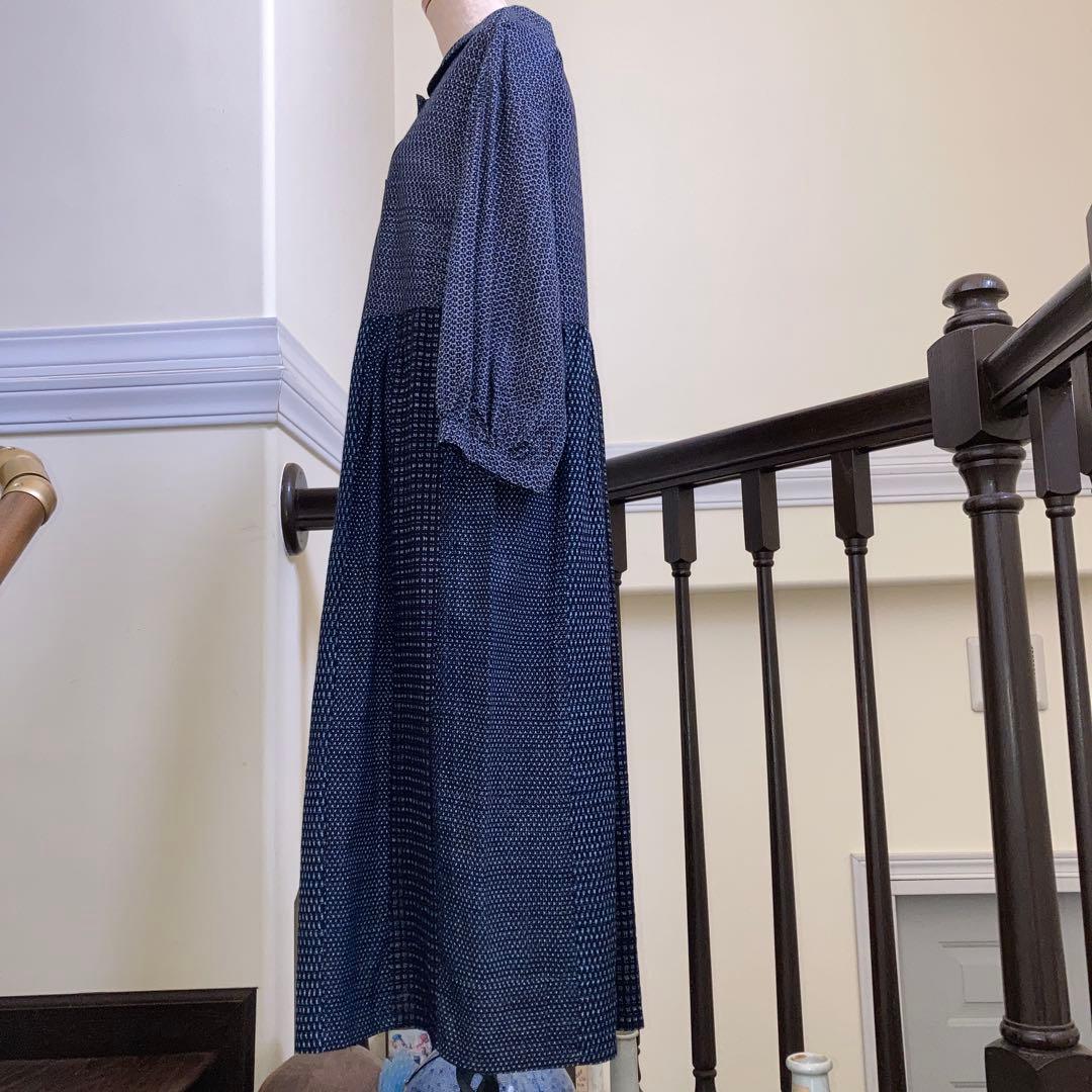 古布リメイクワンピース