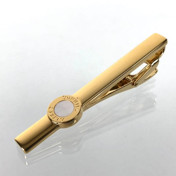 パ*ン様 dunhill ダンヒル ネクタイピン タイバー シェル