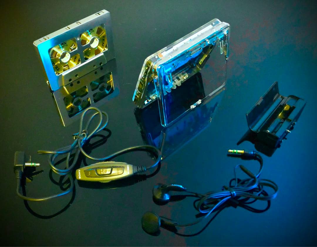 カセットウォークマンSONY WM-EX677透明カバー「整備済み、完動超美品」